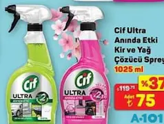 CİF ULTRA ANINDA ETKİ KİR VE YAĞ ÇÖZÜCÜ SPREY 1025 ML